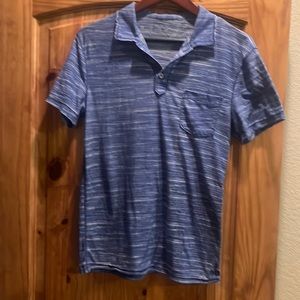 EUC.  Men’s Helix blue polo.  Worn look